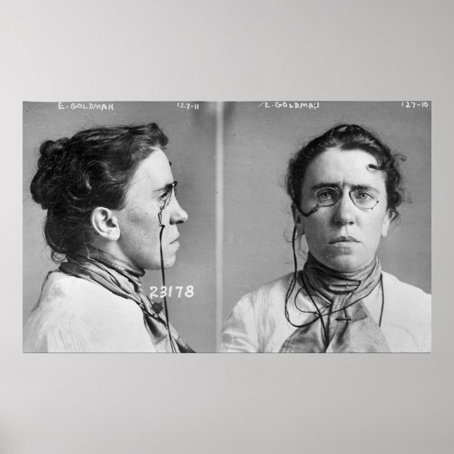 Poster Emma Goldman - anarchiste, 1911 (Devant)