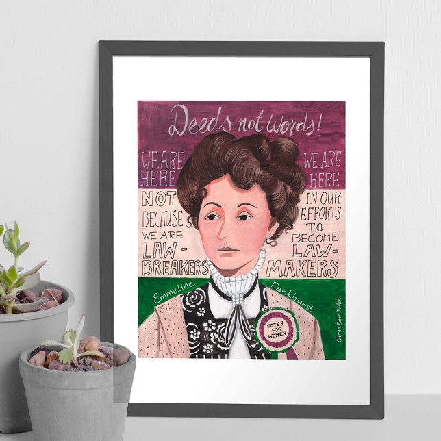 Poster Emmeline Pankhurst | votes pour les femmes | Poste (Créateur téléchargé)