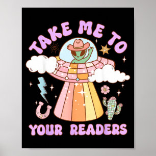 Poster Emmenez les lecteurs Professeur Alien Halloween Li