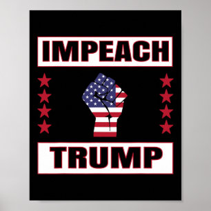 Poster Empêcher Trump Anti Trump De Résister À La Poing E