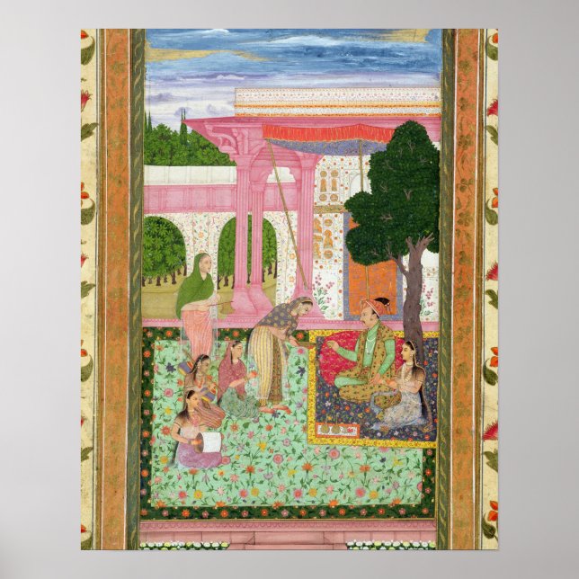 Poster Empereur Jahangir (1569-1627) (Devant)