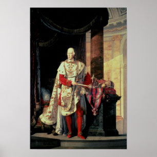 Poster Emperor Francis I of Austria, 19th century