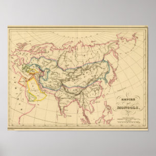 Poster Empire des Mongols