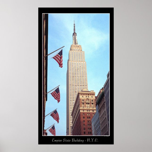 Poster Empire State Bldg. (Devant)
