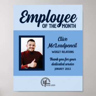 Poster Employé de l'affichage de photos couleur personnal