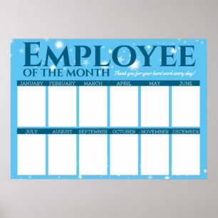Poster Employé photo couleur personnalisée de l'affichage