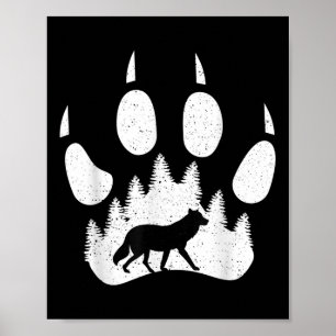 Poster Empreinte de protection de l'environnement Climat