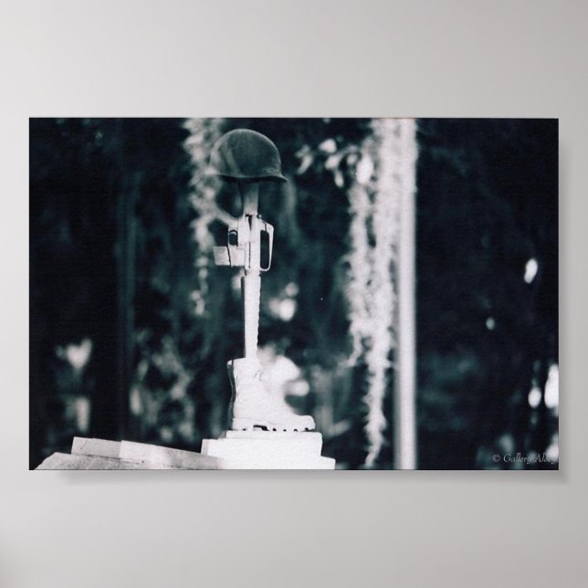 Poster empreinte de savannah, mémorial du vietnam (Devant)