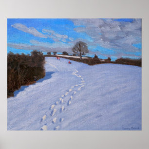 Poster Empreintes dans la neige 2009