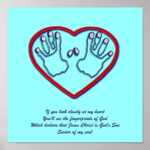 Poster Empreintes digitales de Dieu - 1 5:6 de Peter - 7