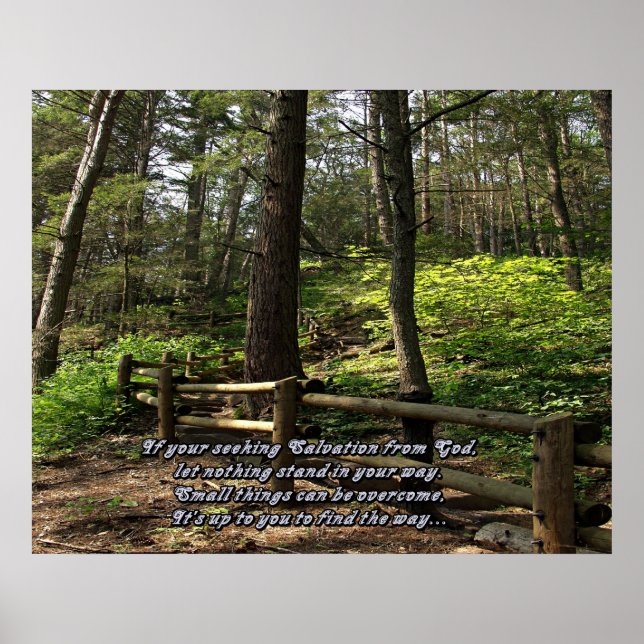 Poster Empreintes naturelles (Devant)