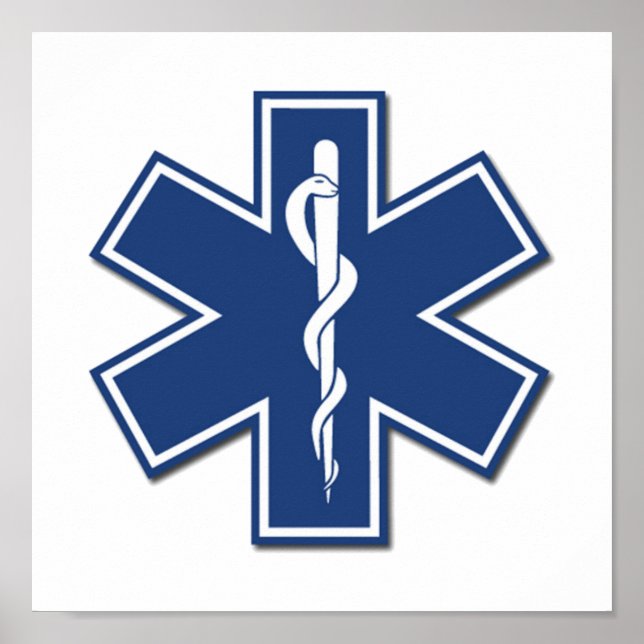 Poster EMS Star of life (Devant)