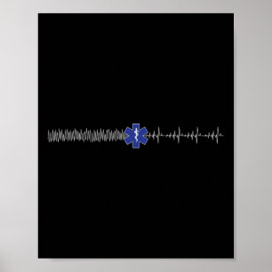 Poster EMT Paramedic EMS Emergency Atrial Fibrillation