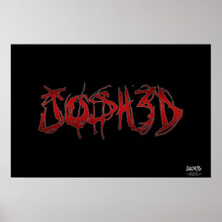 Poster en 3D Josh