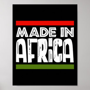Poster En Afrique Histoire noire Patrimoine africain