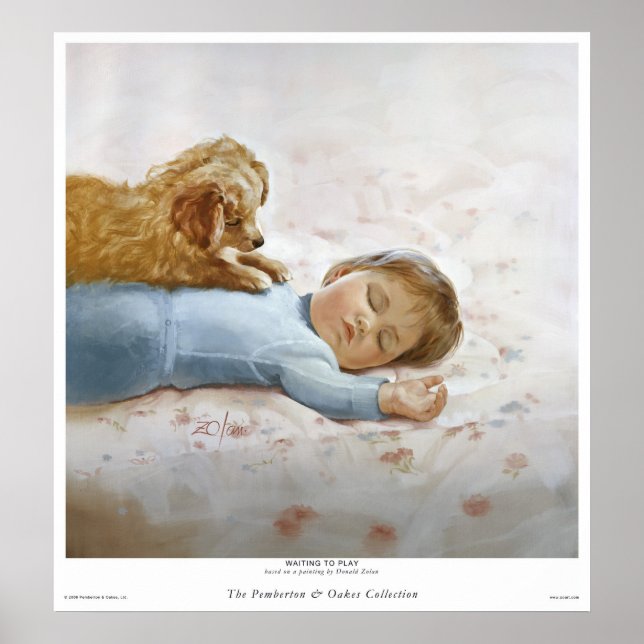 Poster En Attente De Jouer (Devant)