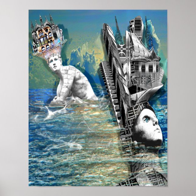 Poster En attente de la marée Imprimer (Devant)