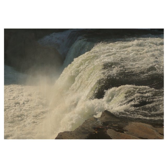 Poster En Bois Chutes d'Ohiopyle en Pennsylvanie (Devant)