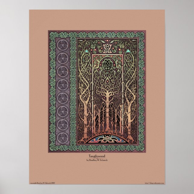 Poster en bois de Tanglewood (14x18 po) (Devant)