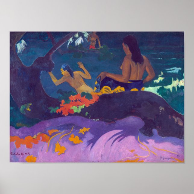 Poster En bord de mer, Gauguin (Devant)