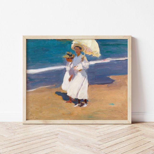 Poster En bord de mer | Joaquín Sorolla (Créateur téléchargé)