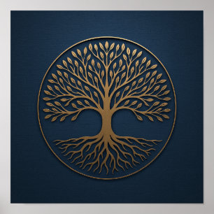 Poster en bronze de l'Arbre de la Marine