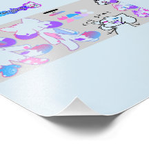 Poster en cristal kittydog