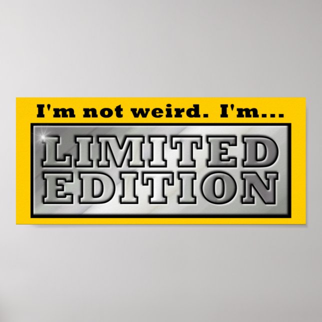 Poster en édition limitée (Devant)