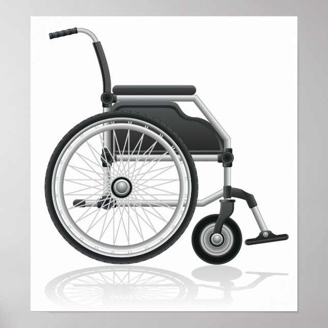 Poster en fauteuil roulant (Devant)