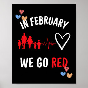 Poster En Février Nous Allons Le Mois De Santé De Coeur R