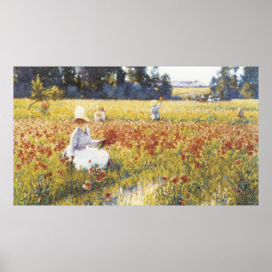 Poster En Flandre Field, Robert Vonnoh