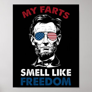 Poster En Juillet Mes Farts Sentent Comme Liberté Abraham