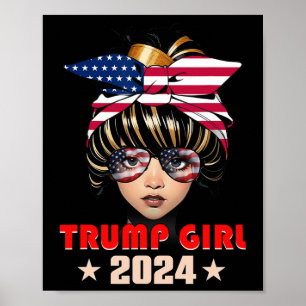 Poster En Juillet Trump 45 47 Trump Girl 2024