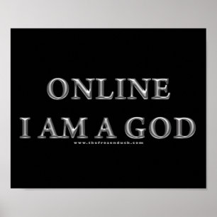 Poster En ligne je suis Dieu
