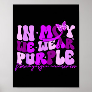 Poster En mai, portez du violet pour le papillon de la fi