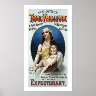 Poster en médecine vintage