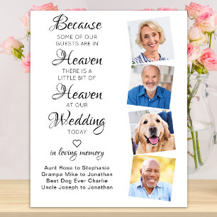 Poster En mémoire d'amour 4 Photo Heaven Mariage Memorial