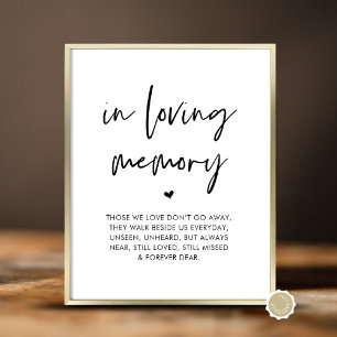 Poster En Mémoire d'amour, Table commémorative Mariage