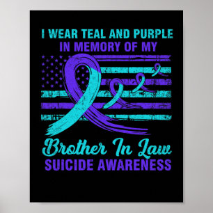 Poster En Mémoire De Frère En Droit Suicide Sensibilisati