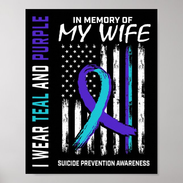 Poster En Mémoire De La Femme Prévention Du Suicide (Devant)