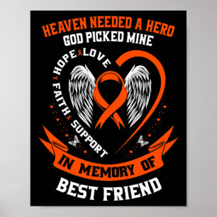 Poster En Mémoire De Mon Meilleur Ami Mem De Sensibilisat