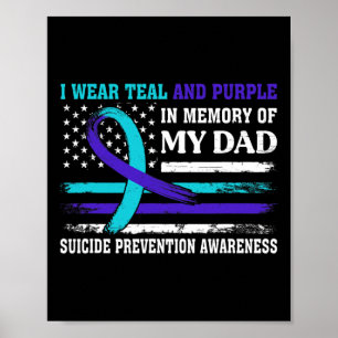 Poster En Mémoire De Papa Prévention Du Suicide Amer