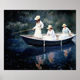 Poster En Norvégienne Bateau à Giverny