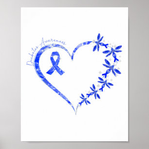 Poster En Novembre, Nous Portons Bleu Le Dragon De Sensib