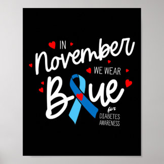 Poster En novembre, nous portons Blue1