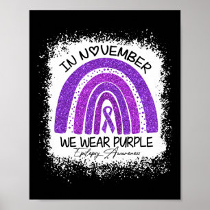 Poster En Novembre, Nous Portons Une Sensibilisation À L'