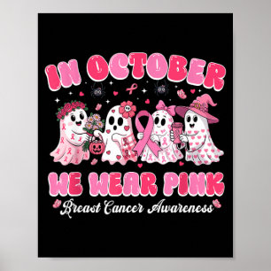 Poster en octobre Porter Rose Ghost Cancer du sein Hallow