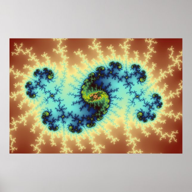 Poster En Playcast - Art Fractal (Devant)