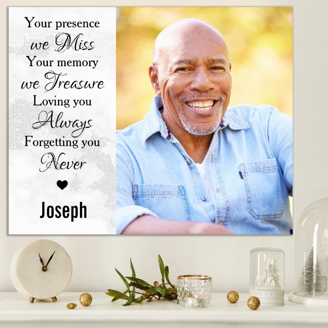 Poster En souvenir de l'amour Photo commémorative (Créateur téléchargé)