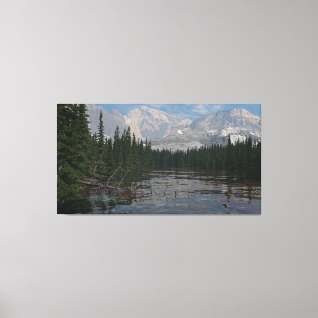 Poster en toile 60" x 40" avec image "Boreal Strea (Recto)